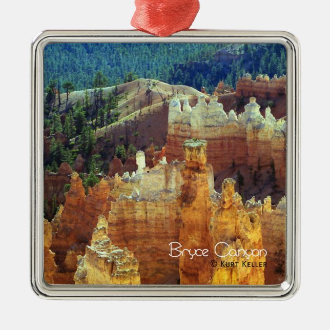 Bryce Canyon Metal Tree Decoration (Front)