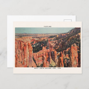 BRYCE CANYON NATIONAL PAR, FAIRYLAND gifts Postcard