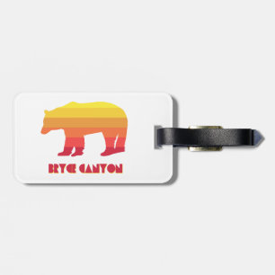 Bryce Canyon National Park Bear Luggage Tag