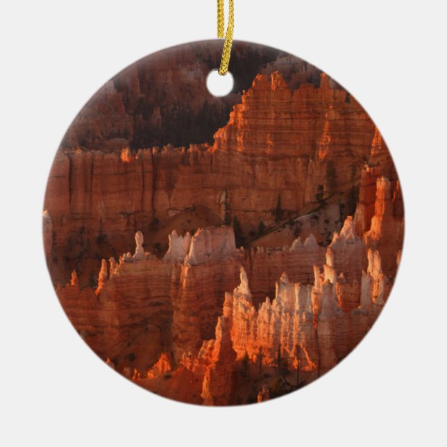 Bryce Canyon National Park Ceramic Tree Decoration (Front)
