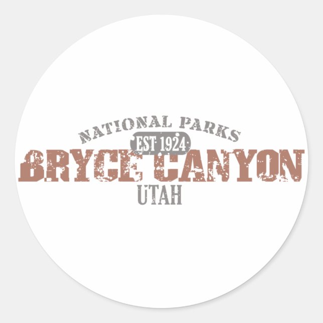 Bryce Canyon National Park Classic Round Sticker (Front)