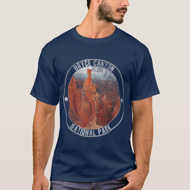 Bryce Canyon National Park Distressed  Thors T-Shirt (Front)
