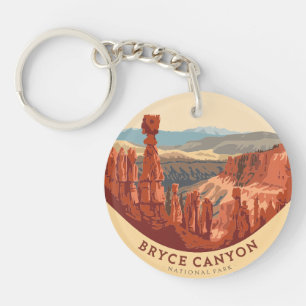 Bryce Canyon National Park Hoodoos Key Ring