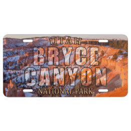 Bryce Canyon National Park License Plate