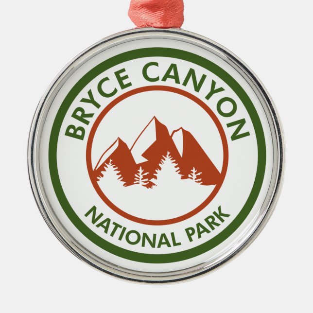 Bryce Canyon National Park Metal Tree Decoration (Front)
