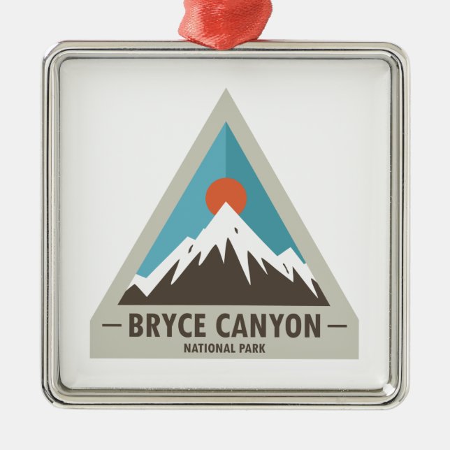 Bryce Canyon National Park Metal Tree Decoration (Front)