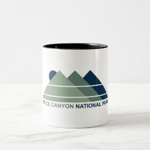 Bryce Canyon National Park Mountain Sun Two-Tone Coffee Mug