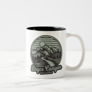 Bryce Canyon National Park Mountain Trail Two-Tone Coffee Mug