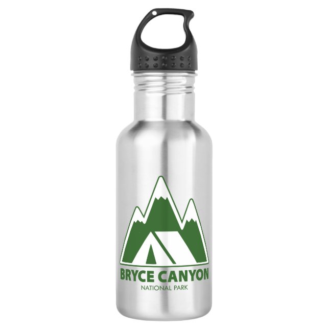 Bryce Canyon National Park Mountains Camping 532 Ml Water Bottle (Front)