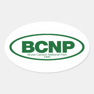 Bryce Canyon National Park Oval Sticker