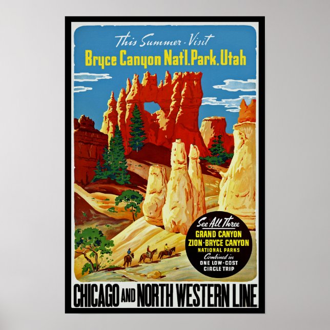 Bryce Canyon National Park Poster (Front)