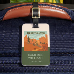 Bryce Canyon National Park Rock Formations Luggage Tag
