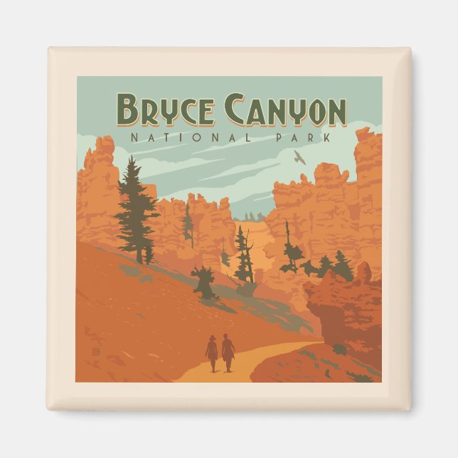 Bryce Canyon National Park Rock Formations Magnet (Front)