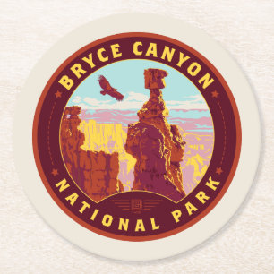 Bryce Canyon National Park Round Paper Coaster