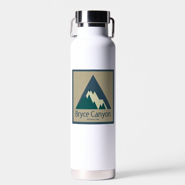 Bryce Canyon National Park Rustic Water Bottle (Front)
