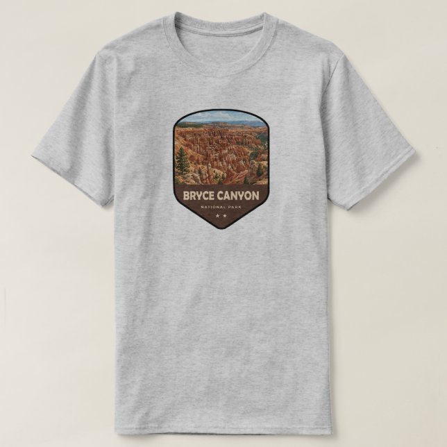Bryce Canyon National Park Shield T-Shirt (Design Front)