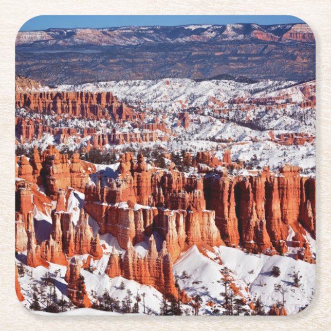 Bryce Canyon National Park Square Paper Coaster (Front)