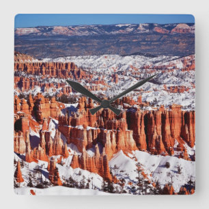 Bryce Canyon National Park Square Wall Clock