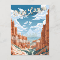 Bryce Canyon National Park Trail Illustration