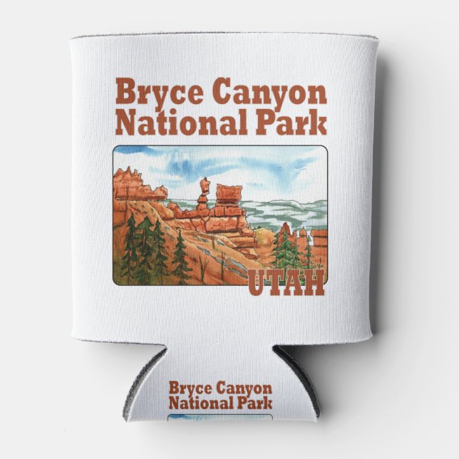 bryce canyon national park, utah can cooler (Front)