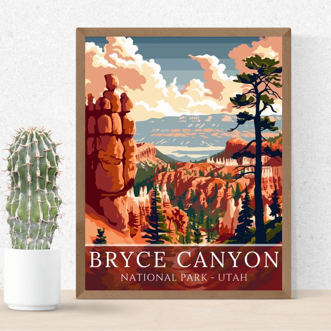 Bryce Canyon National Park Utah Desert Landscape Poster (Creator Uploaded)