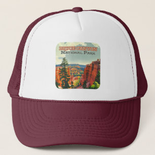 Bryce Canyon National Park Utah Hoodoo Retro Trucker Hat
