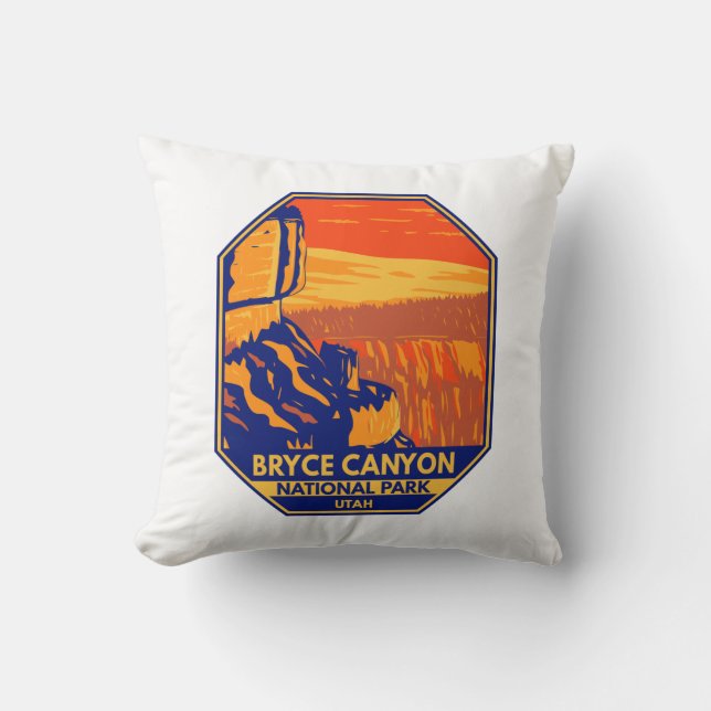 Bryce Canyon National Park Utah Inspiration Point  Cushion (Front)