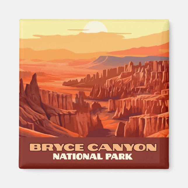 Bryce Canyon National Park Utah Mountains Magnet (Front)
