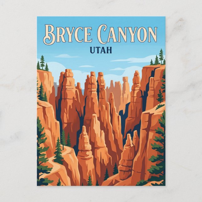 Bryce Canyon National Park Utah Postcard (Front)
