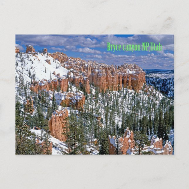 Bryce canyon national park,Utah Postcard (Front)