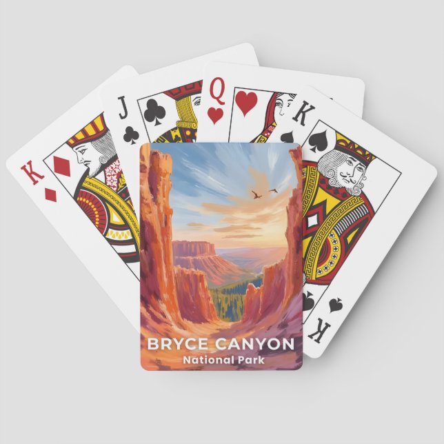 Bryce Canyon National Park | Utah Travel Playing Cards (Back)