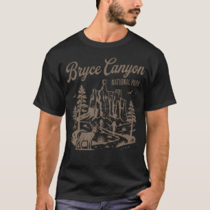 Bryce Canyon National Park Utah Usa Retro T-Shirt