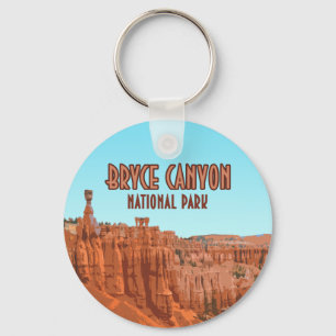Bryce Canyon National Park Utah Vintage Key Ring