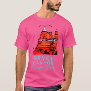 Bryce Canyon National Park Utah Vintage Travel Dec T-Shirt
