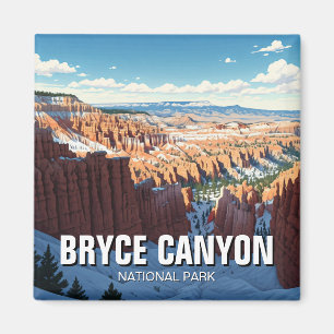 Bryce Canyon National Park Utah Winter Magnet