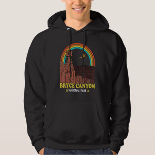 Bryce Canyon National Park Vintage 70s 80s Camping Hoodie
