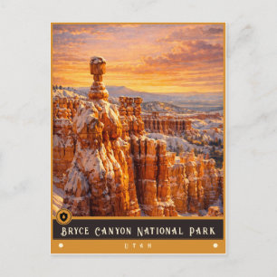 Bryce Canyon National Park   Vintage Postcard