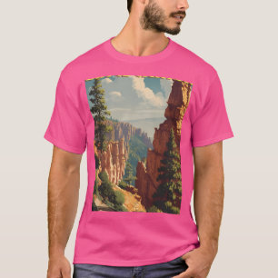 Bryce Canyon National Park Vintage Travel Poster T-Shirt