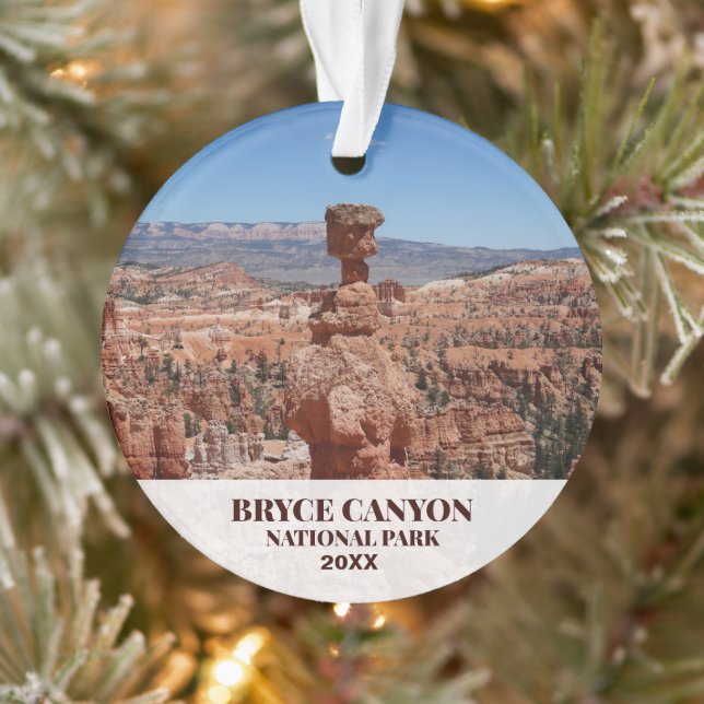 Bryce Canyon Ornament - Personalise Year (Tree)