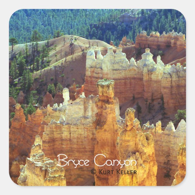 Bryce Canyon Square Sticker (Front)