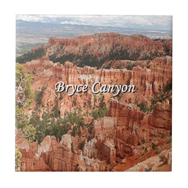 Bryce Canyon, Utah 20 (caption) Tile (Front)