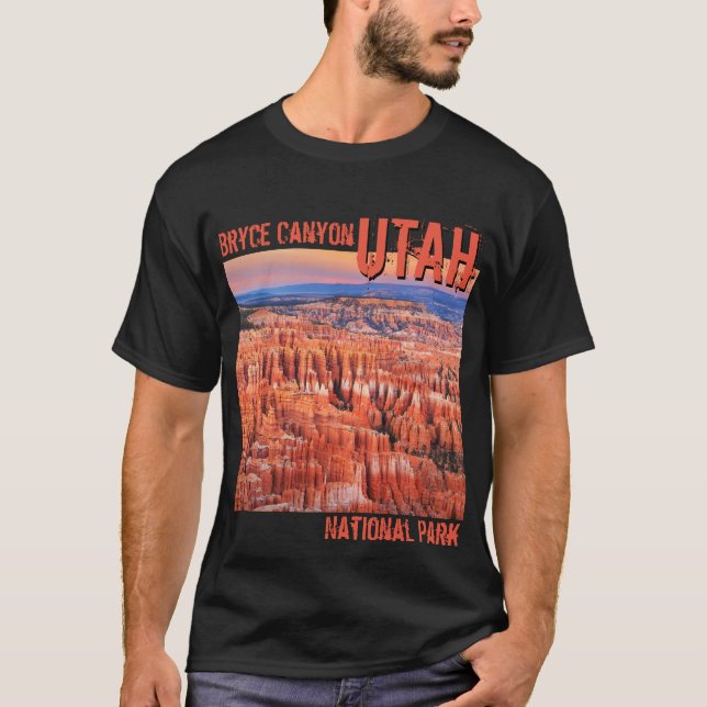 Bryce Canyon Utah Black T-Shirt (Front)