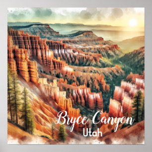 Bryce Canyon, Utah National Park Poster