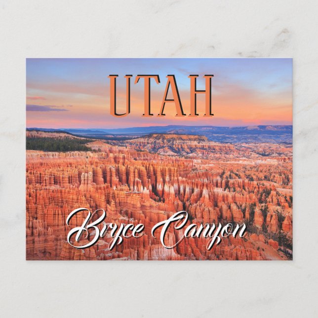 Bryce Canyon Utah Postcard (Front)