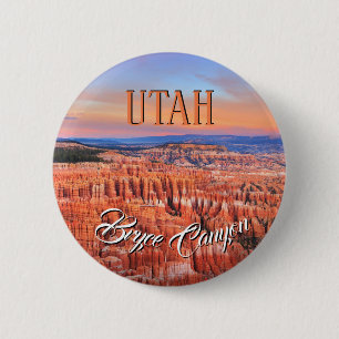 Bryce Canyon Utah round 6 Cm Round Badge
