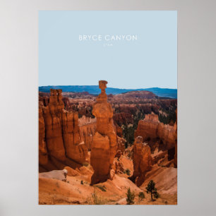 Bryce Canyon, Utah Travel Artwork Poster