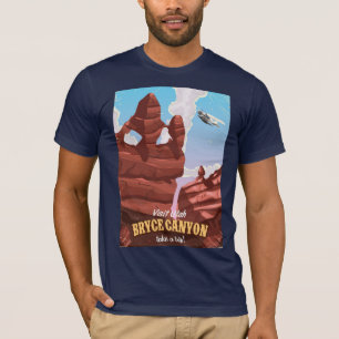 Bryce Canyon Utah vintage travel print T-Shirt
