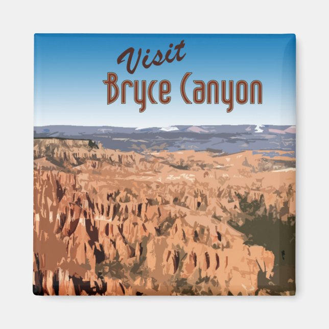 Bryce Canyon Vintage Magnet (Front)