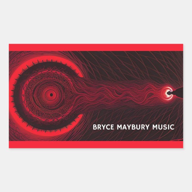 Bryce Maybury Music Sticker (Front)