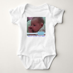 Bryce party at crib organic creeper tee